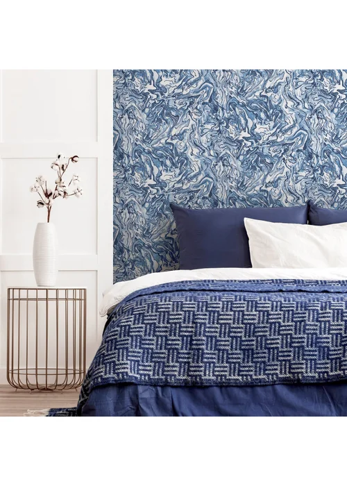Arthouse Liquid Marble Navy - One Size Image 4