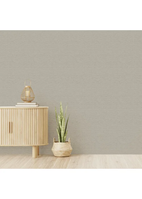 Arthouse Calico Plain Neutral - One Size Image 4