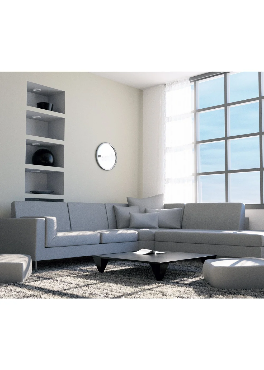 Arthouse Calico Plain Neutral - One Size Image 2