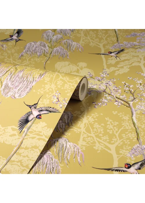 Arthouse Japanese Garden Ochre - One Size Image 2