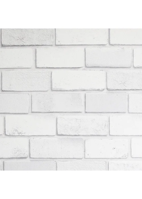 Arthouse Diamond White Brick - One Size Image 1
