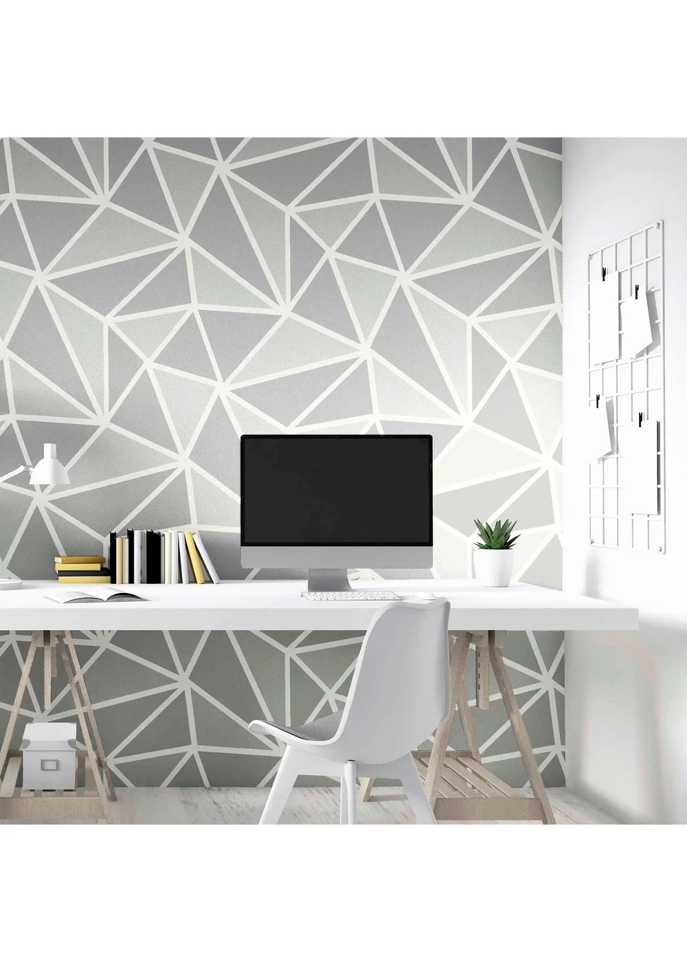 Arthouse Sequin Fragments Silver & Grey - One Size Image 4