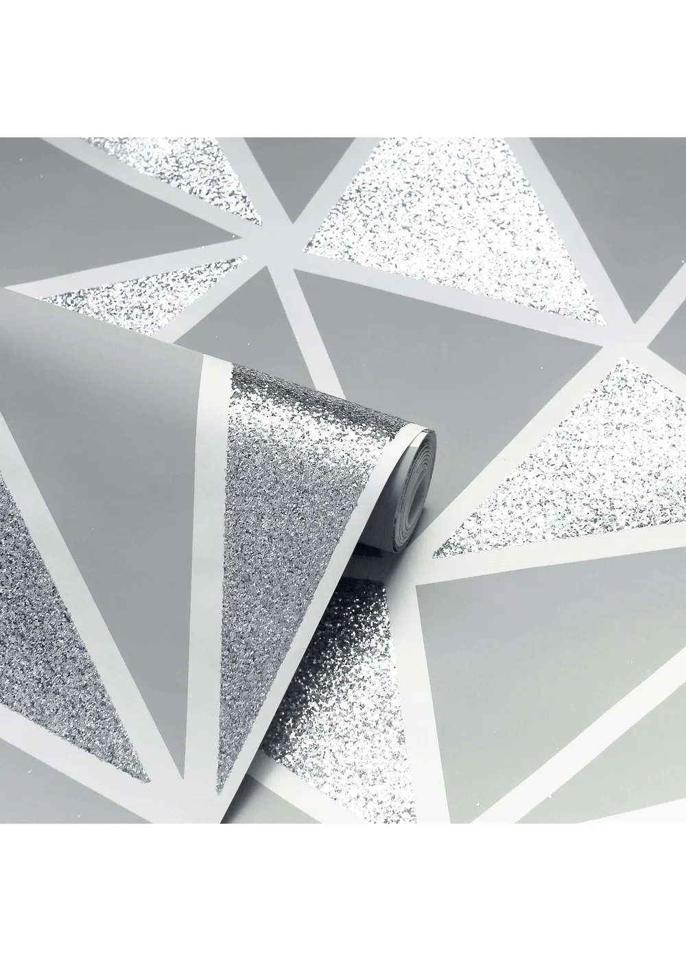 Arthouse Sequin Fragments Silver & Grey - One Size Image 2