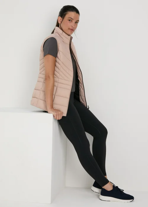 Souluxe Beige Padded Sports Gilet - 8 Image 4