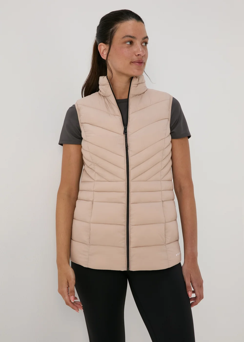 Souluxe Beige Padded Sports Gilet - 8 Image 1