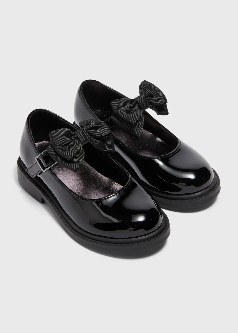 Girls Black School Mary Jane Shoes (Younger 6-12) - Size 6 Infants Image 1