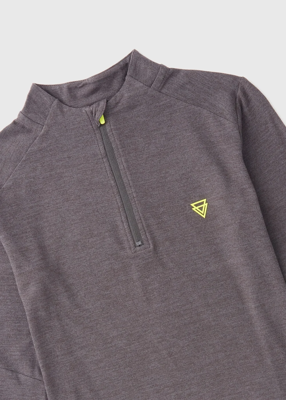 Boys Charcoal Half Zip Sports Top (7-15yrs) - 7 Yrs Image 2