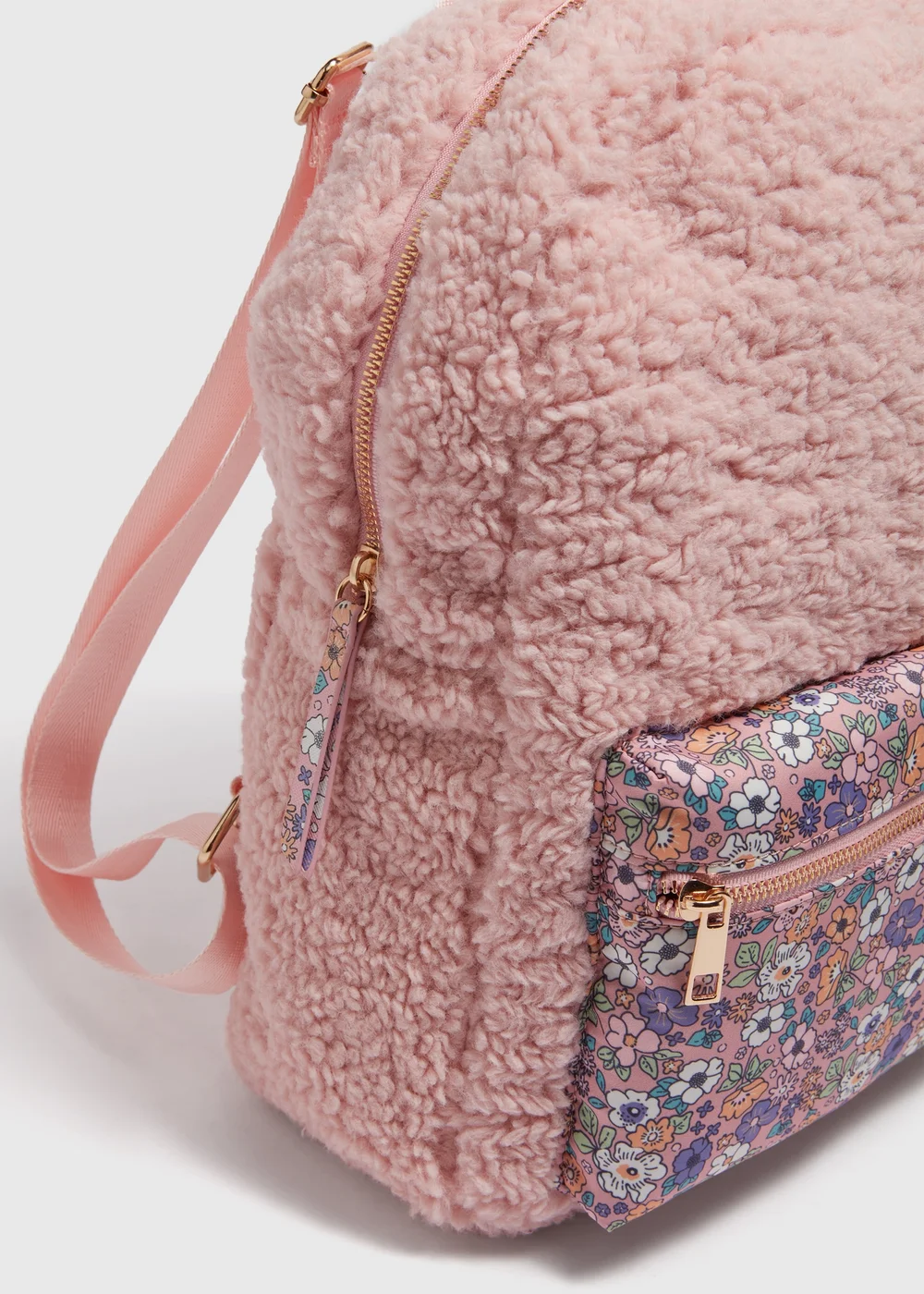 Pink Floral Backpack - One Size Image 2