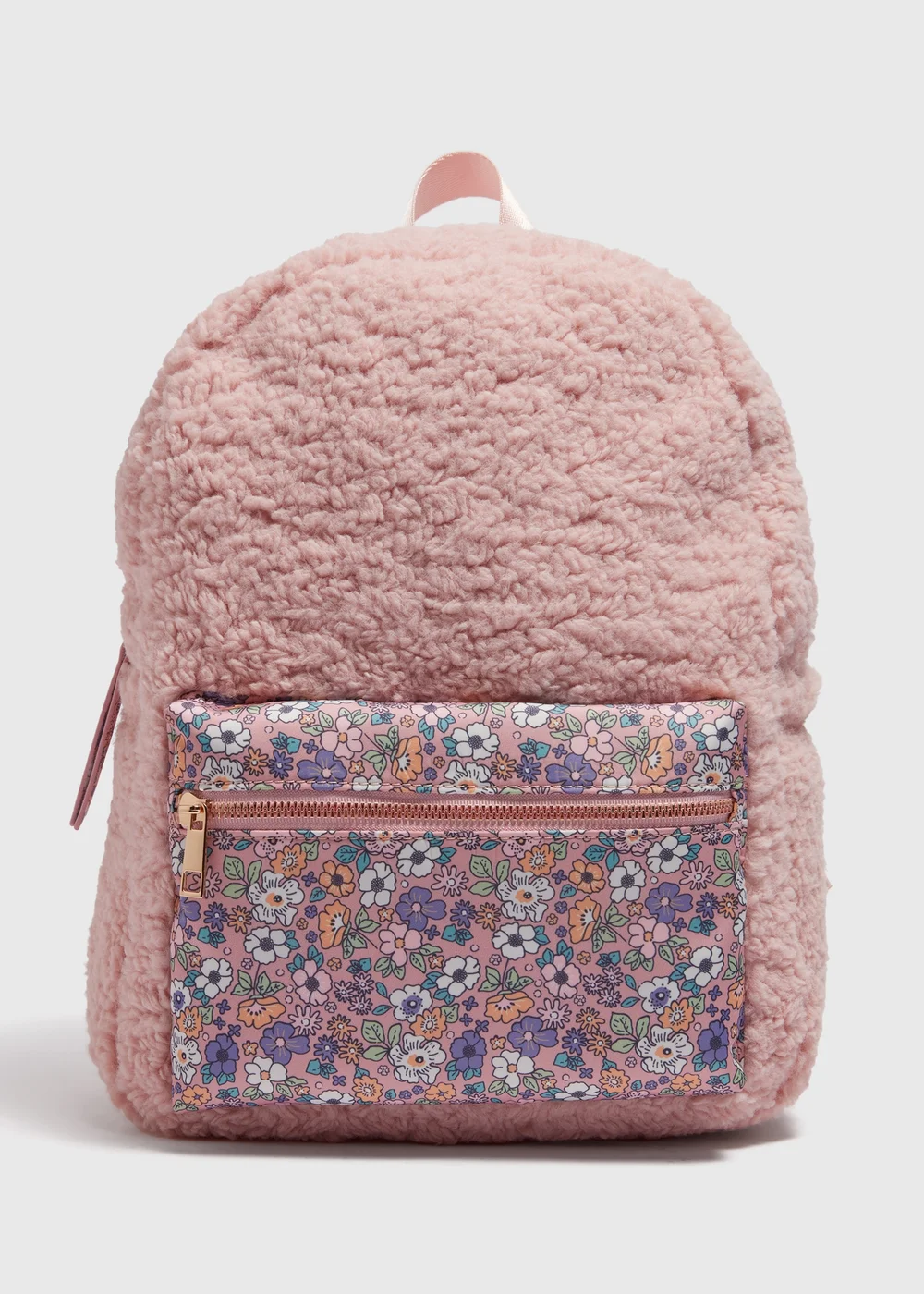 Pink Floral Backpack - One Size Image 1
