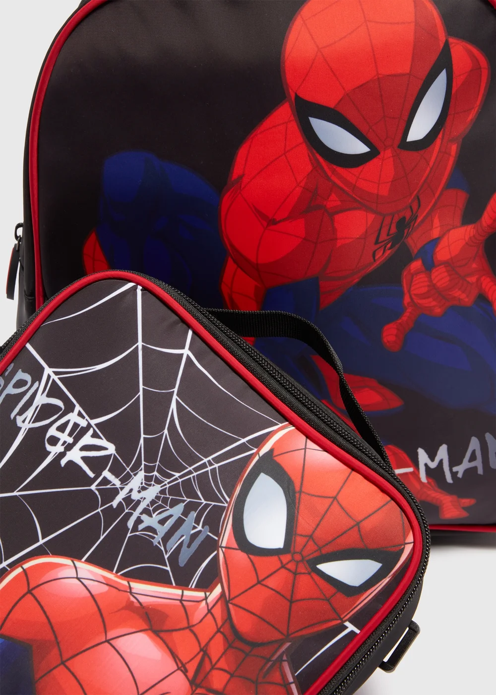 2 Pack Spiderman Kids Black Backpack - One Size Image 2
