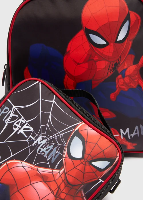 2 Pack Spiderman Kids Black Backpack - One Size Image 2