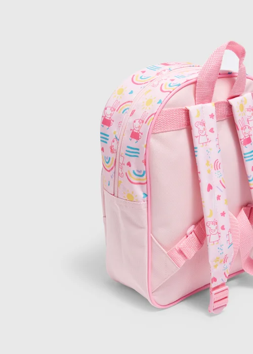 Peppa Pig Pink Backpack (30cm x 23cm x 9.5cm) - One Size Image 2