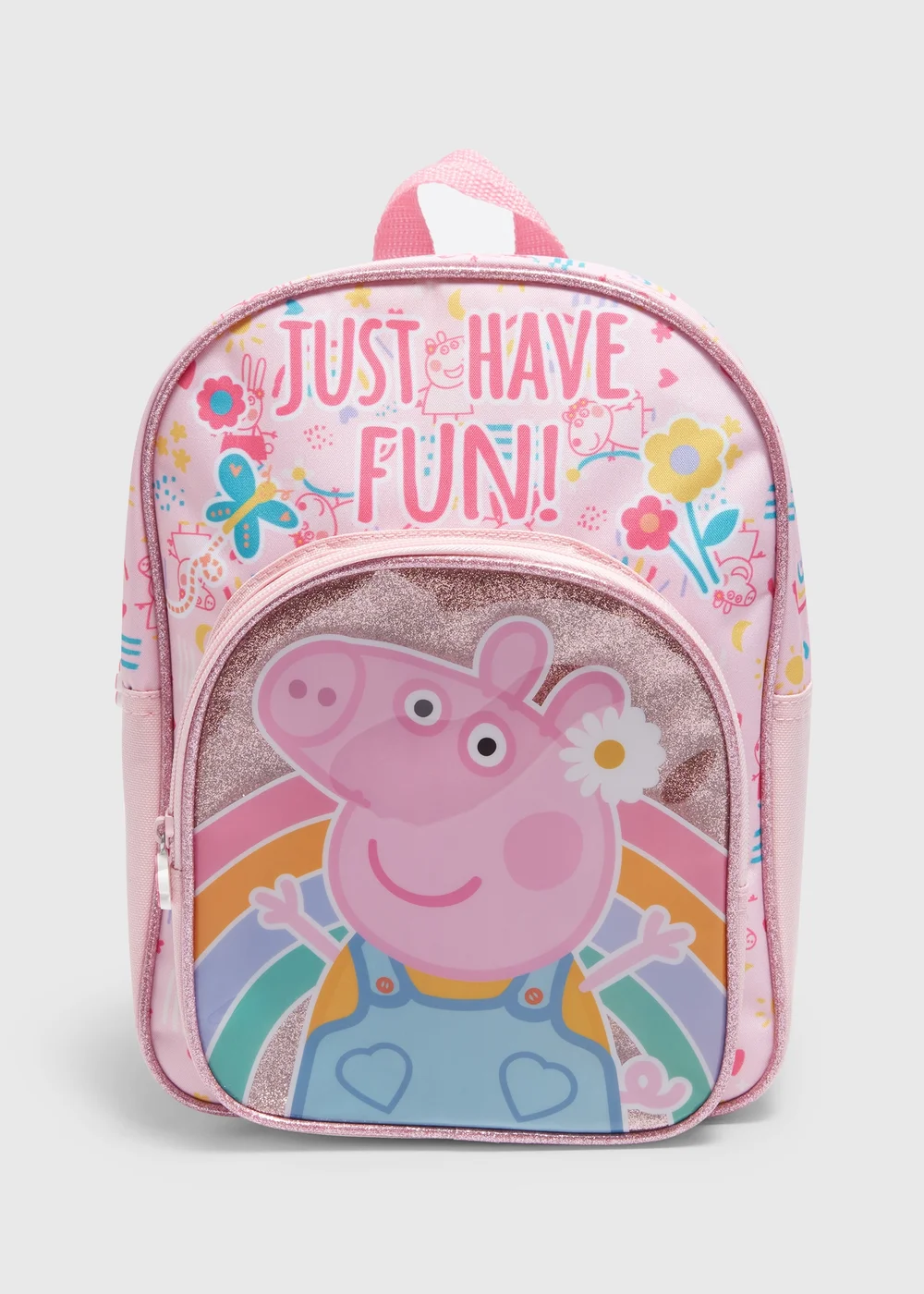 Peppa Pig Pink Backpack (30cm x 23cm x 9.5cm) - One Size Image 1