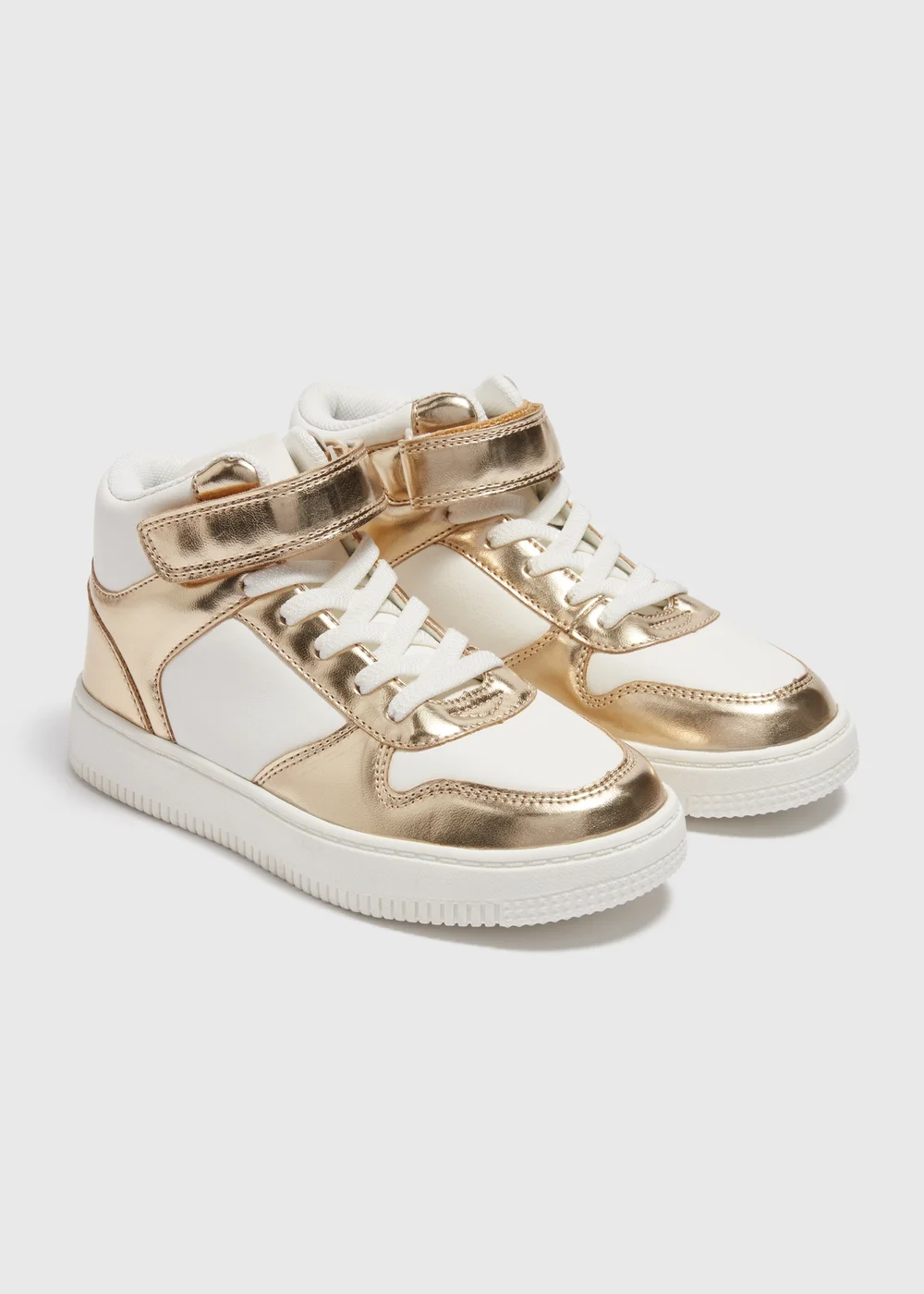 Girls White High Top Shoes (Younger 10-Older 5) - Size 1 Image 1