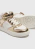 Girls White High Top Shoes (Younger 10-Older 5) - Size 1 Image 2