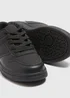 Boys Black School Trainers (Younger 10-Older 6) - Size 10 Infants Image 2