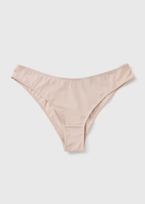 Light Nude Microfibre Brazilian Knickers - 8 Image 1
