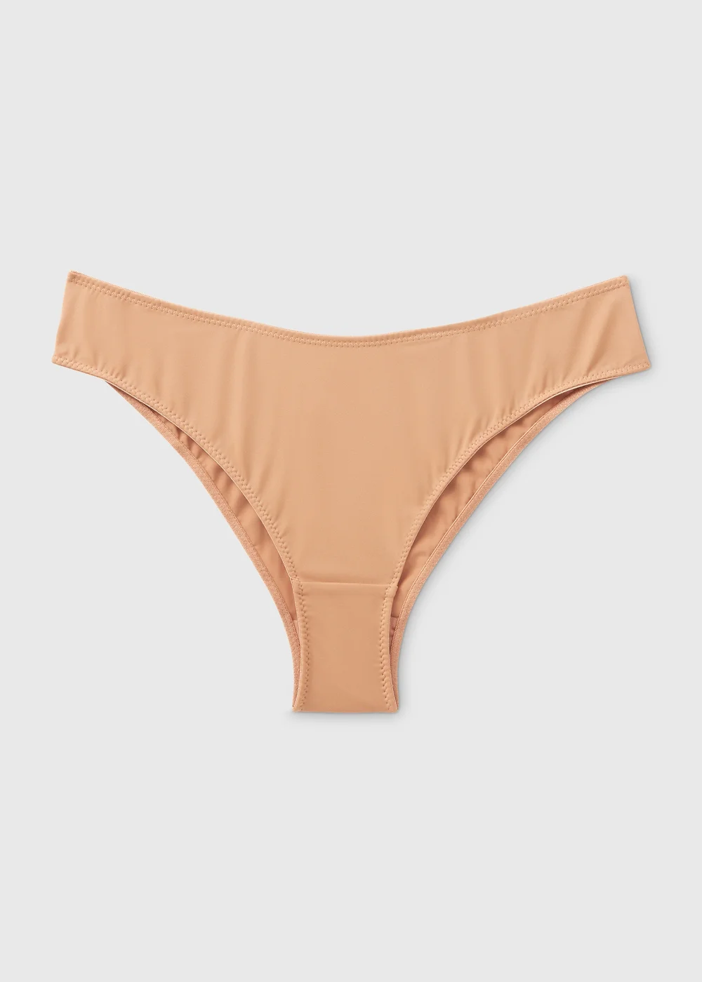 Warm Nude Microfibre Brazilian Knickers - 8 Image 1