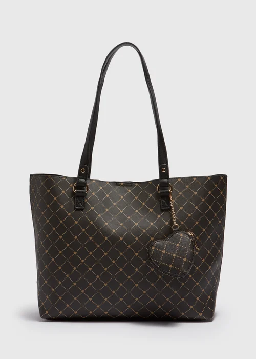 Girls Brown Tote Bag - One Size Image 1