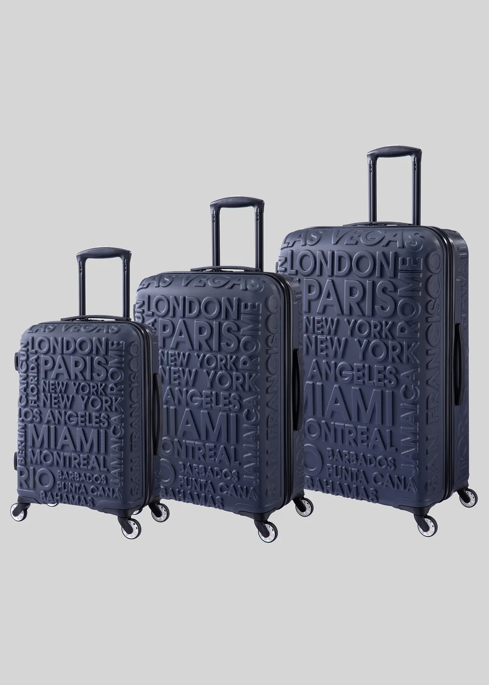 IT Luggage Blue Hard Shell City Suitcase - Cabin Image 1