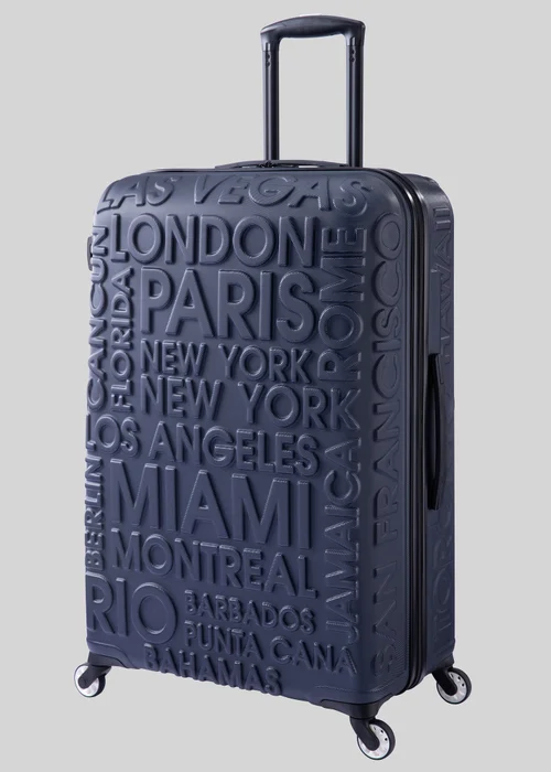 IT Luggage Blue Hard Shell City Suitcase - Cabin Image 3