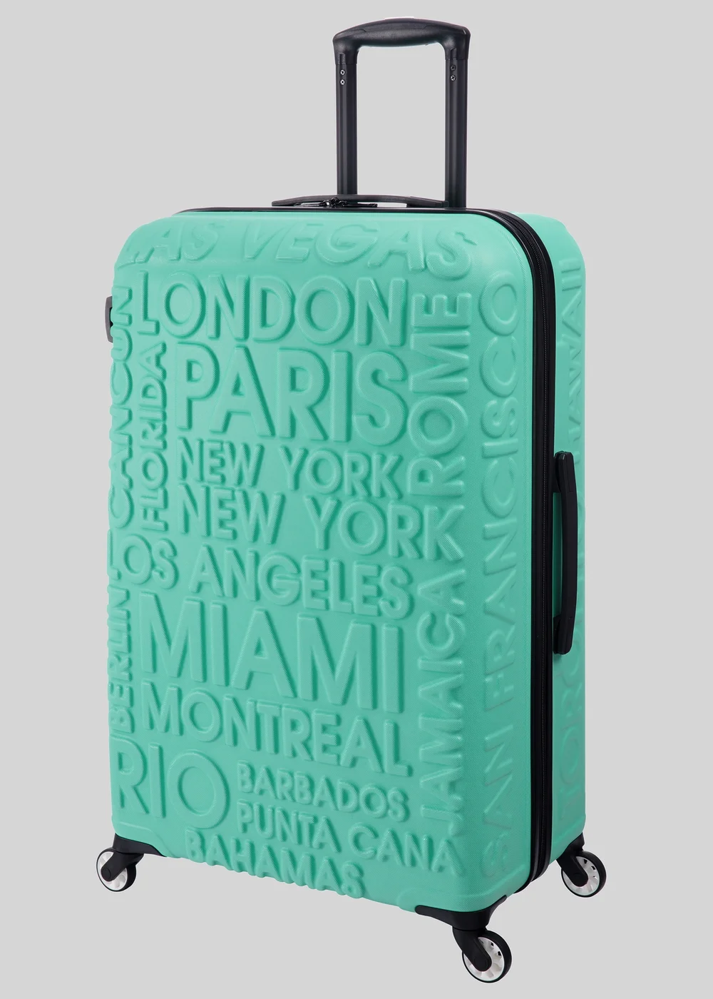 IT Luggage Green Hard Shell City Suitcase - Cabin Image 3
