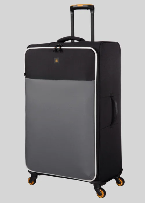 IT Luggage Charcoal Soft Suitcase - Cabin Image 3