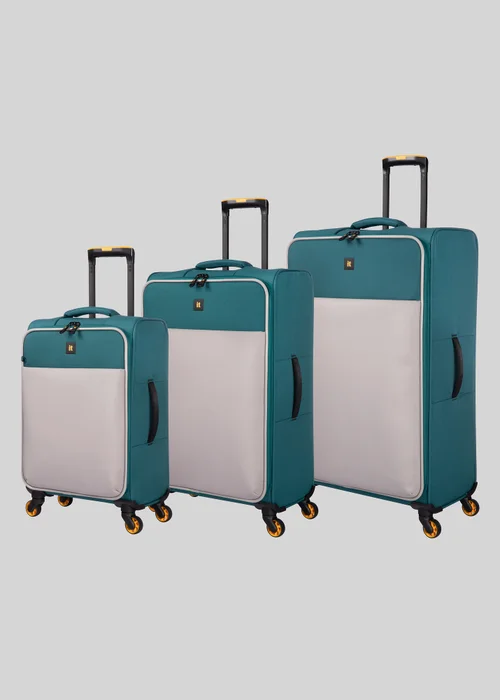 IT Luggage Teal Soft Suitcase - Cabin Image 1
