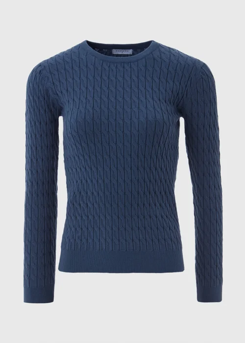 Blue Baby Cable Jumper - 8 Image 5
