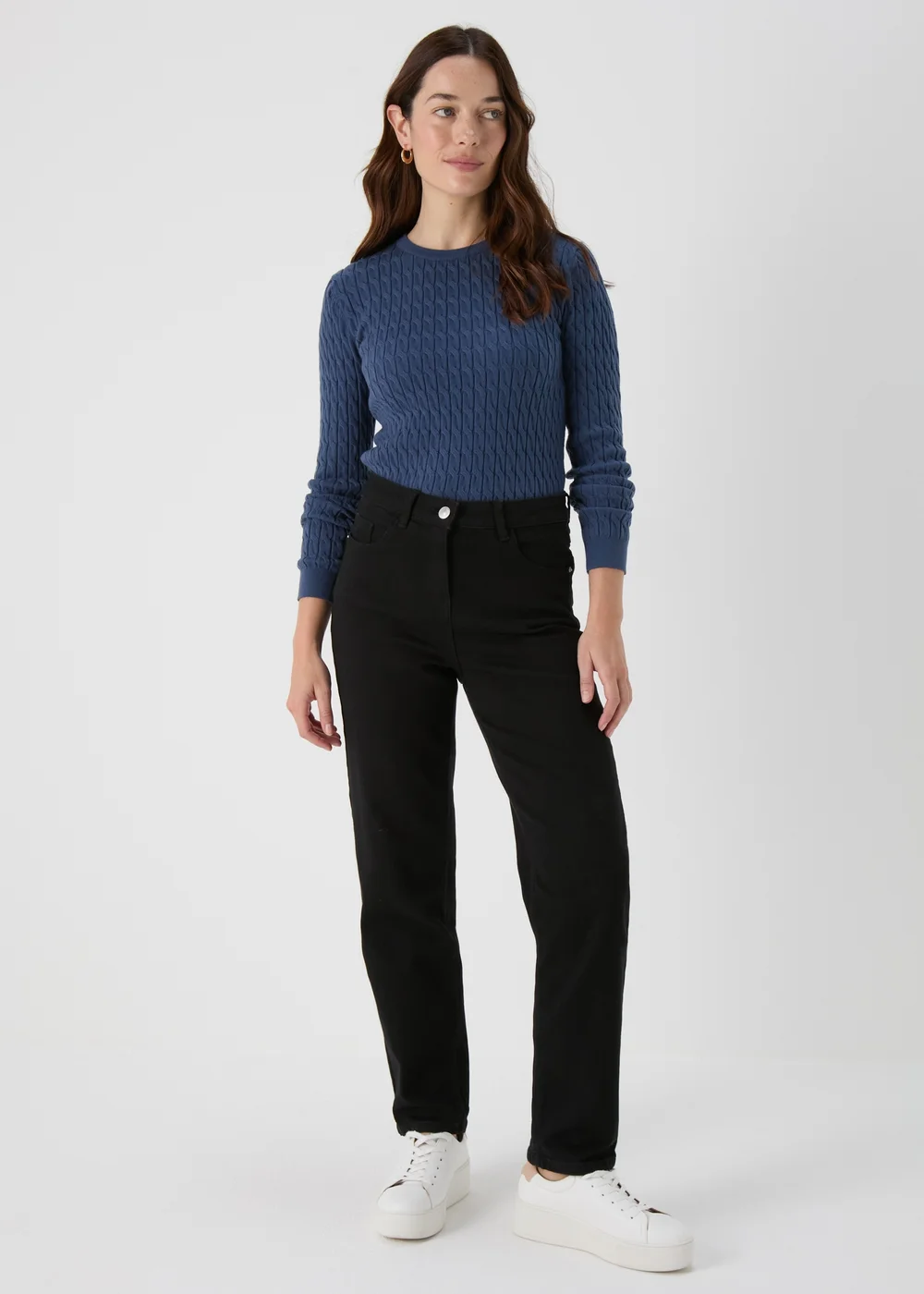 Blue Baby Cable Jumper - 8 Image 4
