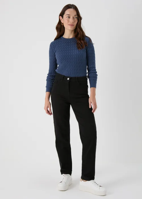 Blue Baby Cable Jumper - 8 Image 4