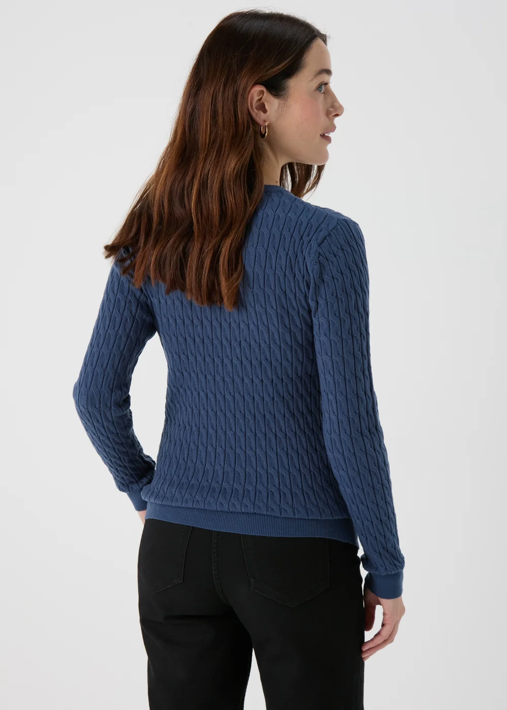 Blue Baby Cable Jumper - 8 Image 2