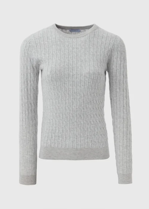 Grey Baby Cable Jumper - 8 Image 5