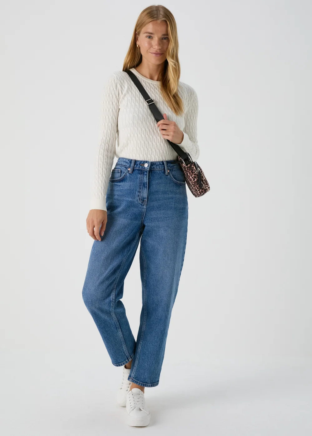 Cream Baby Cable Jumper - 8 Image 4