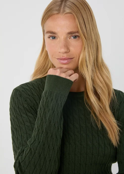 Dark Green Baby Cable Jumper - 8 Image 1