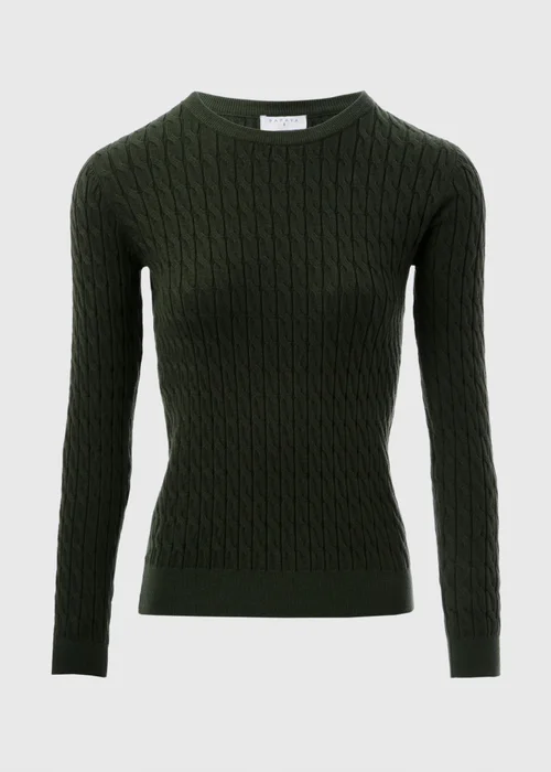 Dark Green Baby Cable Jumper - 8 Image 5