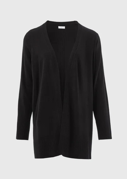 Black Ribbed Cardigan - 8 Image 5
