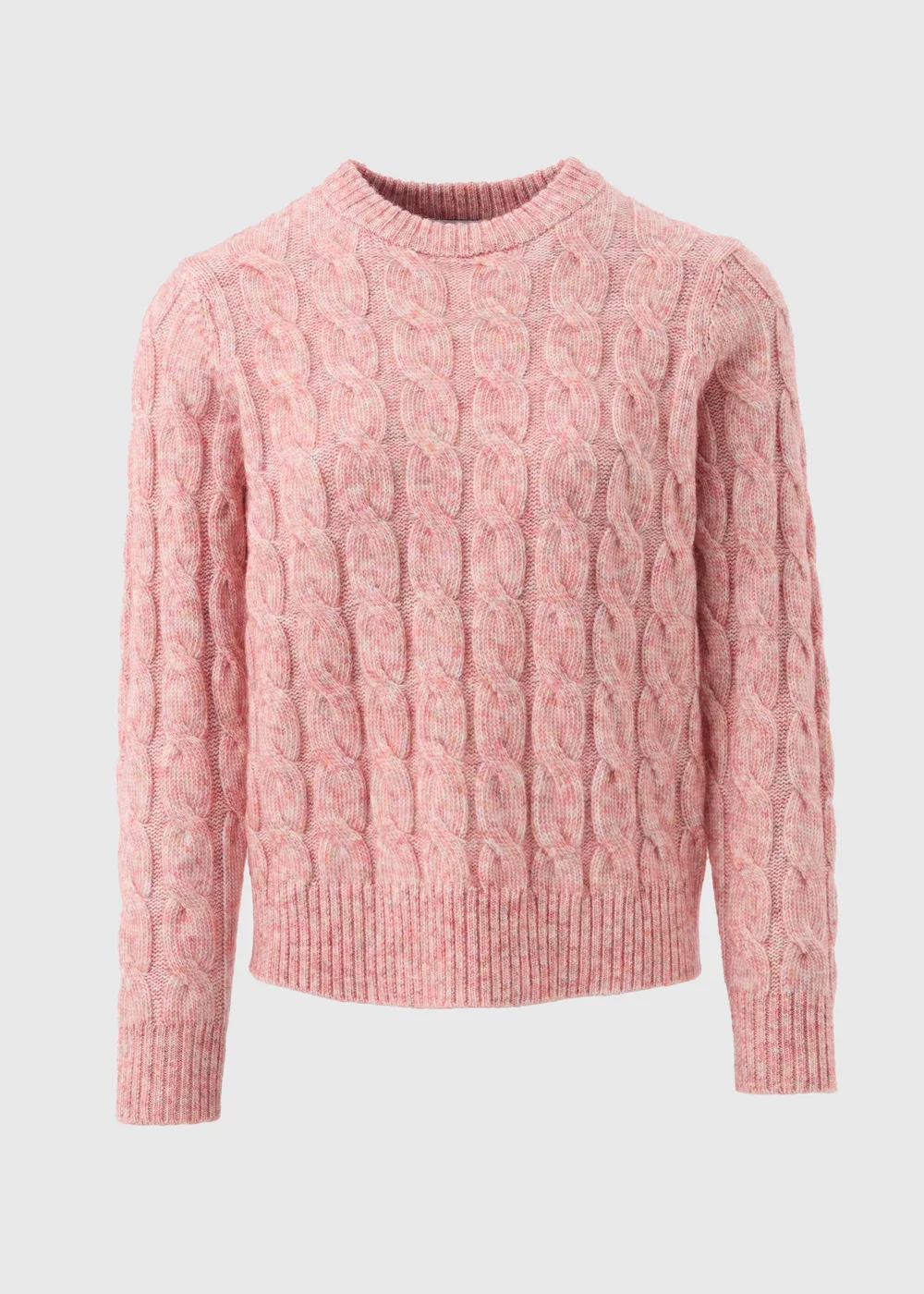 Pink Cable Knit Jumper - XS Image 4