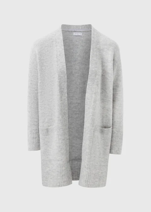 Grey Soft Longline Cardigan - XS Image 4