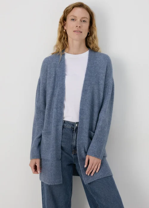 Blue Longline Cardigan - XS Image 1