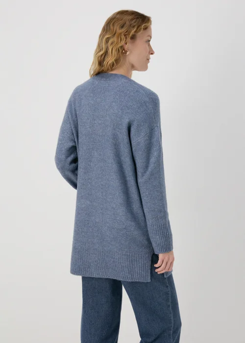 Blue Longline Cardigan - XS Image 2