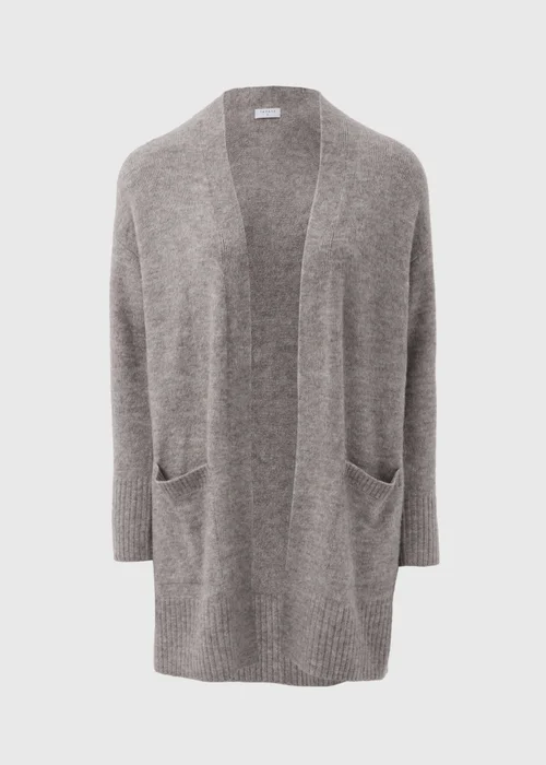 Beige Longline Knitted Cardigan - XS Image 4