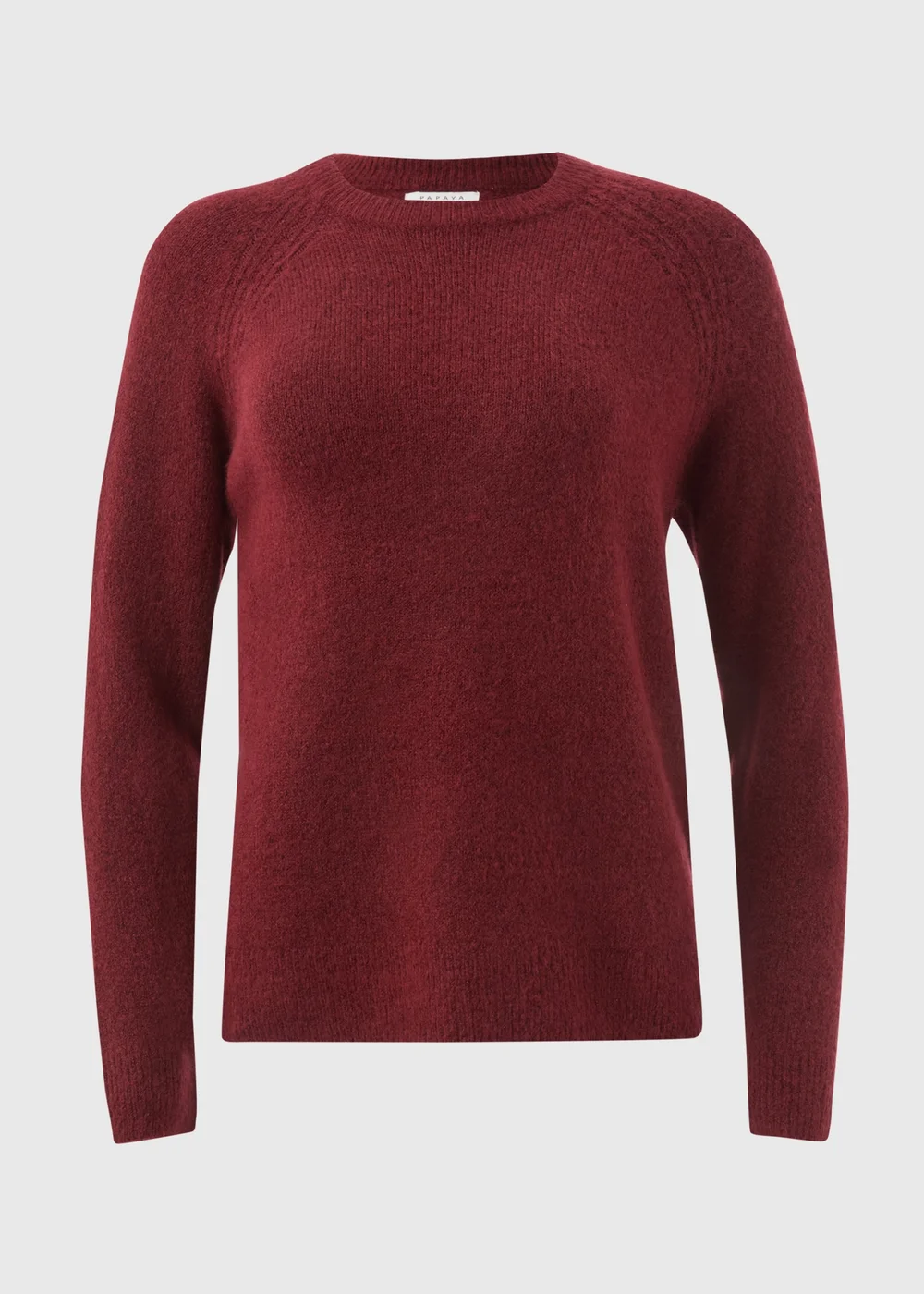 Burgundy Ribbed Jumper - XS Image 5
