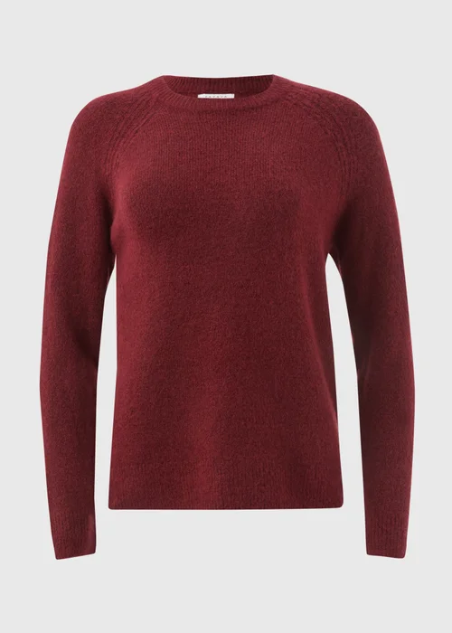 Burgundy Ribbed Jumper - XS Image 5