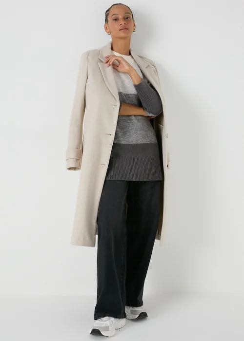 Grey Stripe Knitted Tunic - XS Image 3