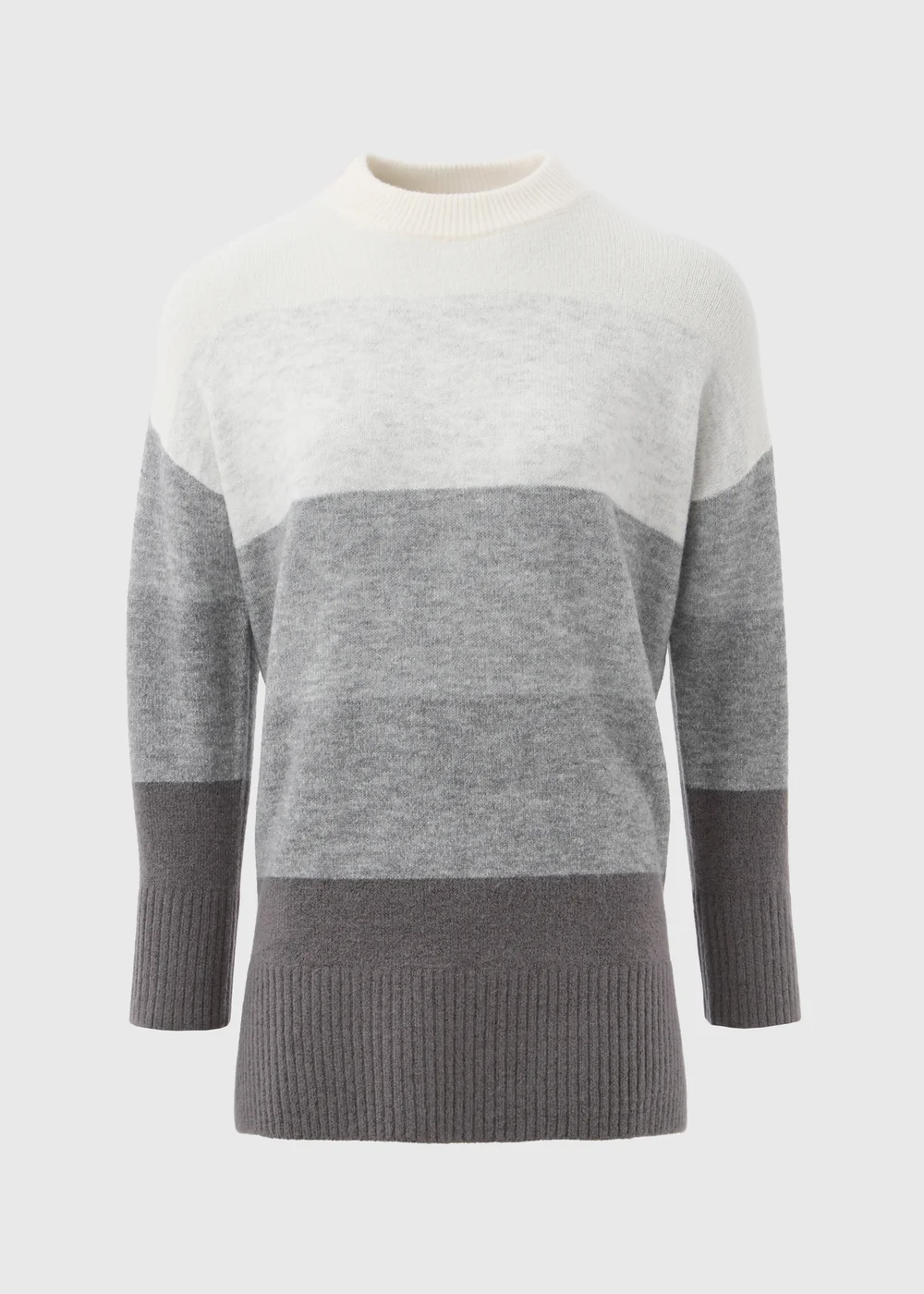Grey Stripe Knitted Tunic - XS Image 4