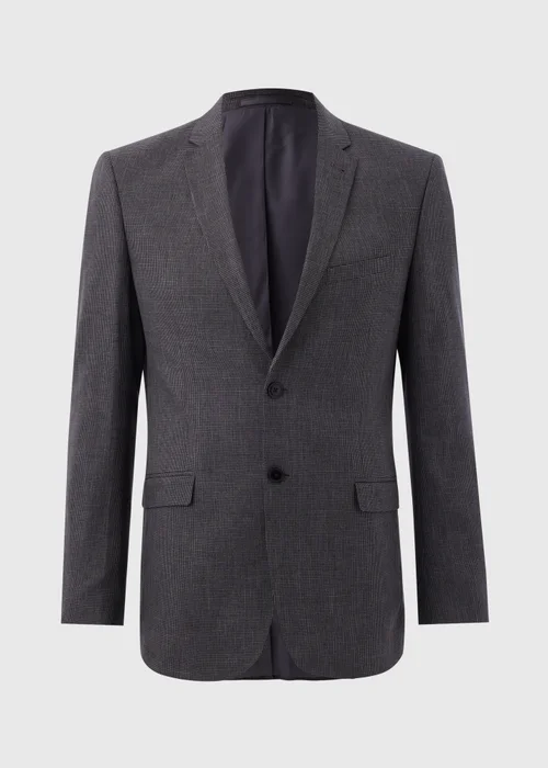 Taylor & Wright Hardwick Charcoal Tailored Fit Jacket - 36 Chest Long Image 5