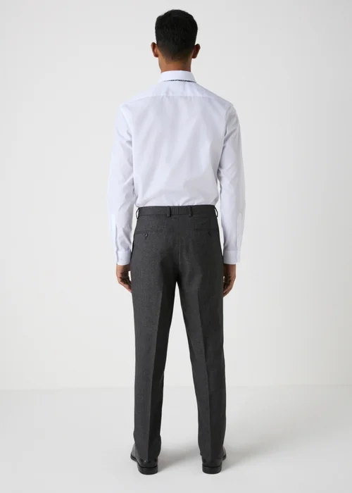 Taylor & Wright Hardwick Charcoal Tailored Fit Trousers - 32/L33 Image 2
