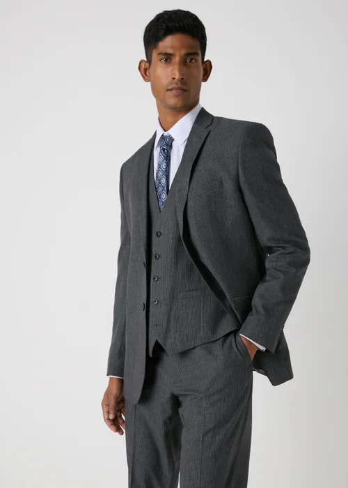 Taylor & Wright Hardwick Charcoal Waistcoat - Small Image 2