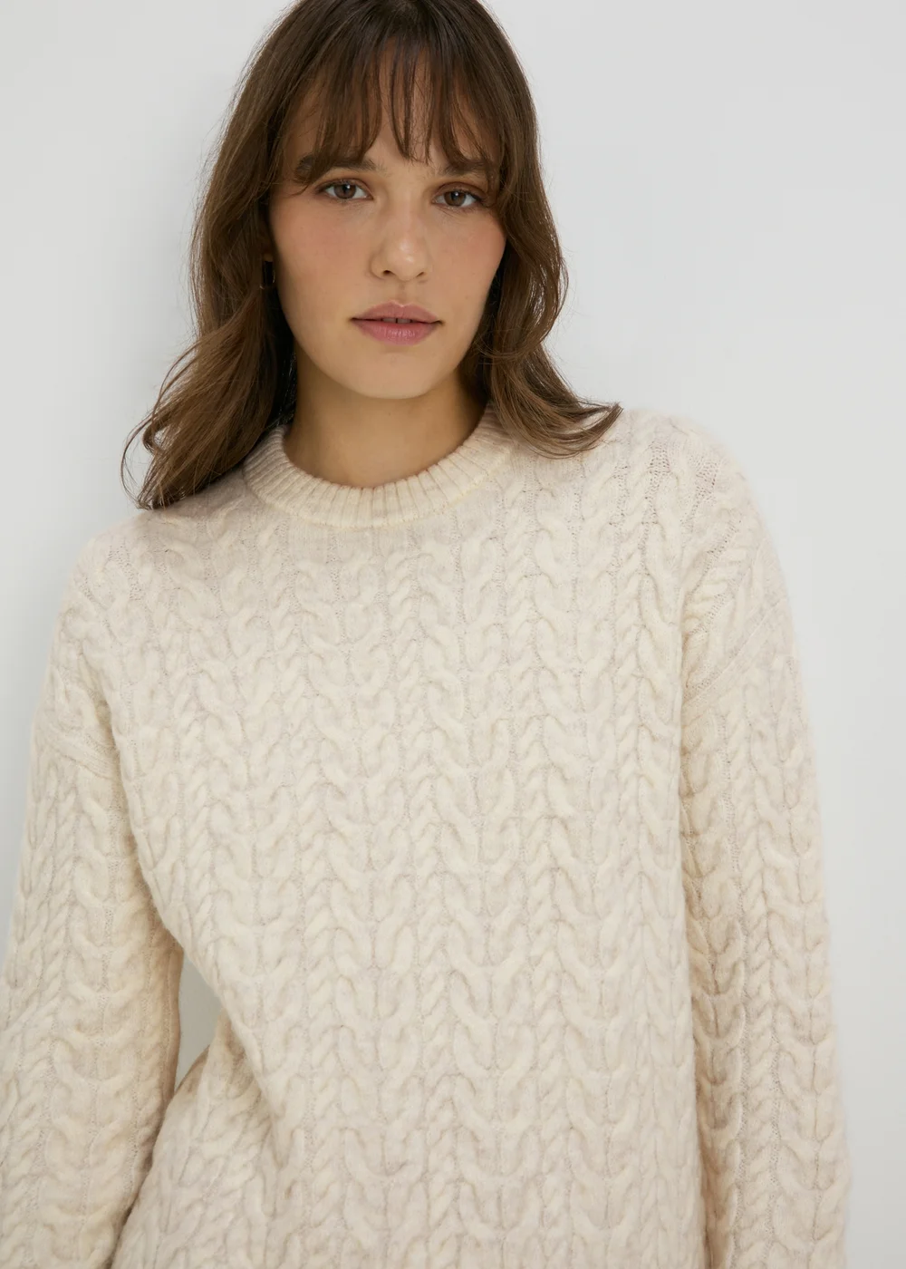 Cream Cable Tunic - XS Image 3